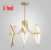 Moderne créatif oiseau droplight salon restaurant bar personnalité papercranes chambre lampes et lanternes de lampes et lanternes