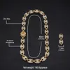 Almeston Hip Hop Naszyjnik mrożony CZ kawy Piętko Nos Nosek Charm Link Choker Łańcuch Bling Jewelryjki lub bransoletki FO2141