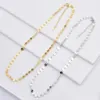 Kikichicc Neue 925 Sterling Silber Gold Münzen Kette Halskette Choker Luxus Frauen Mode 2020 Rock Punk Schmuck Für Europäische Q0531