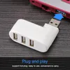 1Pc Mini Girevole 3 Porte USB 3.0 Hub Trasferimento Dati Ad Alta Velocità Splitter Box Adattatore Per PC Laptop Pro Accessorio Del Computer1