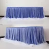 Tulle Tutu Table Skirt for Party Wedding Home Decoration حفلة عيد ميلاد / تنورة طاولة استحمام الطفل 201007