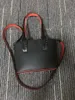 2020 Sac de mode Cabata Designer Totes Rivet Greatin Leather Red Bottom Handbag Composite Mandbag Famous Purse Sacs Sacs Black2116953