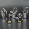 おとぎ話のロータリーの回転忍耐キャンドルメタルティーライトホルダーカルーセルロマンチックな回転燭台家の装飾アートギフトLJ201018