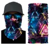 Gezichtsmaskers Camouflage Stijl Naadloze Bandanas Multifunctionele Fietsen Sjaal Skull Magic Turban Dames Mannen Outdoor Hoofdbanden