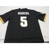 2324 UCF Knights MORNING #5 real Full embroidery College Jersey Size S-4XL or custom any name or number jersey