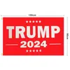 Trump Flag 2024 Hanging 90 * 150cm Trump Keep America Great Banners 3x5ft Digital Print Donald Trump Flag 20 Colors Decor Banner HHD4819