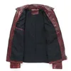봄 가을 남자의 진짜 가죽 재킷 코트 핫 패션 바이커 재킷