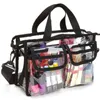 NXY Kosmetiska Väskor Svart Transparent Kvinnor Brand Designer Travel Storage Shoulder flicka mode Make Up Messenger 220.302