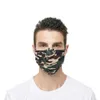 5 stilar Camouflage Vuxen Ansiktsmask Dammskyddad REUSABLE Masker Utomhussporter Andningsbara Camo Protective Face Masks