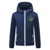 2020 21 MLS LA GALAXY Kurtka piłka nożna Zipper Kapturem Wiatrowskaz Piłka Nożna Koszulki Piłka Hoodie Wiatroodporna Wodoodporna Kurtka Płaszcz Kurtki