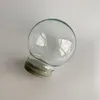 Cadeau promotionnel 45/65/80100/120 mm de diamètre bricolage boule de neige en verre vide en gros 201125