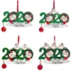 2020クリスマスツリーファミリーペンダント私達が宿泊する宿泊施設樹脂雪だるま飾りホット販売DIY 9 5ZN J2