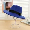 Wide Brim Hats Bauhinia Brand Big Top Hat Men And Women Jazz Black Retro Spring Autumn Winter Woolen Gentleman Top1