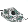 Paisley Anti Pollution Designer Face Mask Respiratore antipolvere Le maschere riutilizzabili lavabili con la valvola di respirazione possono essere filtri