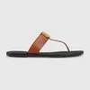 2022 Fashion Summer Women Francesco Flip Flop Flop Flop Black Love Leather Leather Men and Women Sandals Slippers Slide Ladies Flip Flop