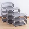 3/4/5 Layers Shoe Rack Assemble Shoes Shelf Simple Hallway Cabinet Organizer Holder Storage Solid Stand Shelves Shoe Home DIY 201109