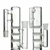 3 couches homeycomb percolateur bangs Accessoires pour fumeurs Capteur de cendres en verre de 14 mm Capteur de cendres de 18 mm Capteur de récupération d'huile