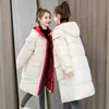 Parka moyenne et longue pour femmes hiver nouveau manteau de pain de grande taille sur le genou manteau d'hiver épaissi doudoune 806D 201110