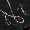 Minhin New Fashion Smycken Set Kvinnor Multi Styles Design Hänge Halsband Örhängen Sätta Fabrikspris Charm Smycken Set