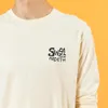 SIMWOOD Autumn New long sleeve tshirt men letter print tops 100% cotton 240g thick plus size comfortable t-shirt 201203