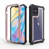 iPhone 14 13 12 12 11 Samsung A13 A23 A14 A24 A34 A54 S23 ULTRA PC FRAME DESINER PHONE DEFENDER CLEAR CASE 360フルバンパープロテクターのヘビーデューティケース