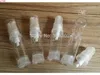 50 x 5 ml leere Mini-Airless-Lotion-Pumpflasche mit Verschluss, 5 ml, tragbare Airelss-Shampoo-Cremebehälter, 18 x 75 mm, gute Qualität