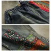 Primavera Autunno Donna Jeans Casual Allentato Vita alta Patchwork Denim Pantaloni Pantaloni Vintage Harem Pant Calca Jeans Feminina LJ200811