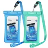 الولايات المتحدة المخزون 2 حزمة قابلة للطي الحالات للماء حقيبة جافة الحقيبة الهاتف المحمول فون X / 8/8 بلس / 7/7 زائد جوجل بكسل LG سامسونج غالاكسي A250R