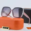 مصمم العلامة التجارية الفاخرة نظارة شمسية أعلى جودة الذكور والإناث نظارات أزياء كبيرة مربعة مربعة مناسبة للتسوق