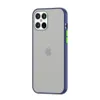 Per iPhone 11 Pro Max 11 Pro 11 Custodia protettiva per la pelle FrostedTPU + Custodia per PC, Cover posteriore antiurto opaca D1