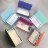 New Mink Lashes Box 3D Mink Eyelashes Packaging Tape Pattern Laser Bottom Magnetic Case Cute Lash Package False Eyelash Boxes