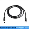 PD2.0 3.0 do DC 5.5*2.5 ZABAWKA Adapter Kabel Kabel typu-C PD Linia ładowania notebook 65W 20V ładowarka