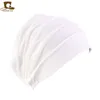 BeanieSkull Berretti Donne Musulmane Stretch Sonno Chemio Cappello Beanie Turbante Copricapo Cap Avvolgere la testa per il cancro Accessori per la perdita dei capelli3490043