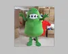 2019 Professional factory hot Can be washed with water EVA Material Green bacteria Mascot Costumes walking cartoon Apparel Birthday party