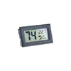 Blackwhite fy11 mini digital lcd ambiente termômetro higrômetro medidor de temperatura umidade na sala geladeira icebox3743526