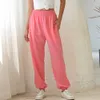 Sweatpants Women Baggy Pants Women Gray Spring Wide Leg Sweat Pants Overdimensionerade joggare Streetwear High midja byxor Kvinnor 201113