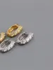 Anti alérgico masculino feminino brincos de prata banhado a ouro prata esterlina bling cz brincos argolas para homens feminino agradável jóias presente