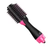 Один шаг Фен и Volumizer Электрический отрицательный ион расческа волос Styling Brush Straighter мокрой и сухой Использование Dropshipping