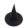 Женщины Black Witch Hat для Хэллоуина Оксфорд Ткань Волшебник Шляпа Хэллоуин Костюм Костюм Костюм
