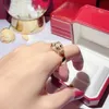 anillo serie panthere plata de ley 18 K dorado marca de lujo reproducciones oficiales estilo clásico Anillos de primera calidad diseño de marcas regalo exquisito regalo de cumpleaños