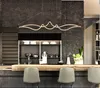 Post moderne Art Nordic Long Table Lustre Créative Personnalité Restaurant Chandelier Bar Table Lampe Livraison Gratuite