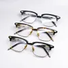 2022 montature per occhiali quadrati in lega di acetato di alta qualità per uomo donna occhiali TB711 occhiali ottici occhiali da lettura Oculos lenti trasparenti anti blu uv400