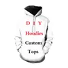 HARAJUKU 3D Wołowina Wołowina nadrukowane bluzy z kapturem Wysoka jakość Para kobiet/mężczyzn Casual Hoodie