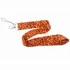 Leopard Lanyards Strap Gepard Handy Armband Schlüsselanhänger Halskette Arbeitsausweis Hals Mode Strap Schwarz für Telefon 8 Farben