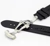 Watch Accessories Fashion New Fit for Panerai premium rubber strap buckle pin buckle butterfly buckle22 24mm3175