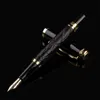 Best Price!High Quality ink pen designer 3 d dragon Gold clip pens F Nib Decor Executive Caneta Metal Fountain Pen Gifts