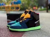 Air Jordan 1 High 1s Basketballschuhe Männer Frauen New Love Tie Dye OG Bio Hack Blau UNC Patent Rot Weiß Chicago SCHWARZ ROYAL TWIST Green Toe Designer