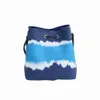 4 Kolory Moda Totes Tie Dye Torba Wiadra Kobiety Sznurek Torebki Torba Torba Kwiat Drukowanie Torby Na Ramię Crossbody Torebce 26cm