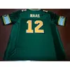 Benutzerdefinierte 604 Jugendfrauen Vintage Edmonton Eskimos # 12 Jason Maas Football Jersey Größe S-4XL oder benutzerdefinierte Name oder Nummer Jersey