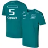 F1 드라이버 티셔츠 새로운 포뮬러 1 팀 폴로 셔츠 짧은 슬리브 여름 F1 레이싱 팬 캐주얼 패션 티셔츠 남성 대형 저지